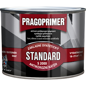 Pragoprimer Standard S2000 podkładowa farba do metali, 0100 biała, 350 ml Pragoprimer Standard S2000 podkładowa farba do metali, 0100 biała, 350 ml