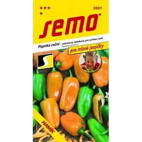 Semo Papryka roczna warzywna, delikatesowa Hamík 30 nasion Semo Papryka roczna warzywna, delikatesowa Hamík 30 nasion