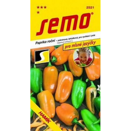 Semo Papryka roczna warzywna, delikatesowa Hamík 30 nasion