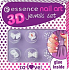 Essence Nail Art 3D Jewels Set sada ozdob na nehty 01 To Love 10 g