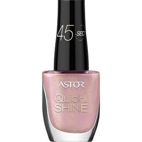 Astor Quick & Shine Nail Polish lak na nehty 619 Pink Cupcake 8 ml