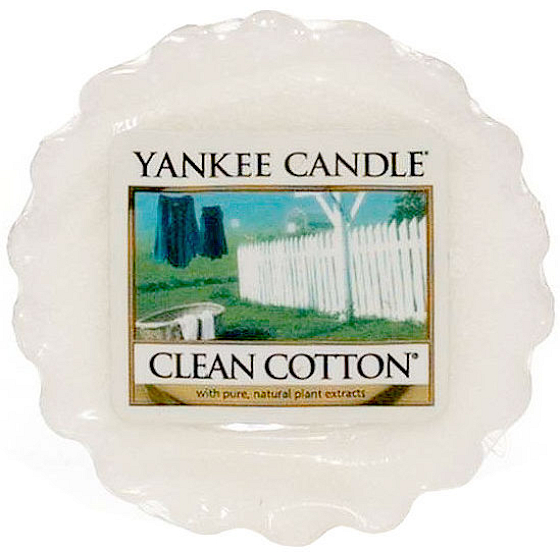Yankee Candle Clean Cotton - Čistá bavlna vonný vosk do aromalampy 22 g