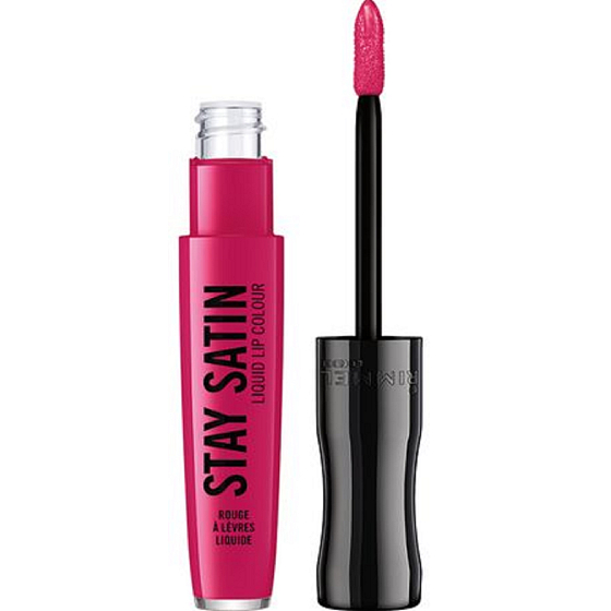 Rimmel London Stay Satin tekutá rtěnka 400 Obsession 5,5 ml