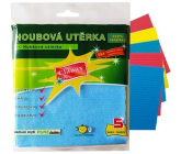 Clanax Gąbczasta ścierka 100% celulozy 5 sztuk