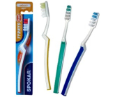 Spokar 3421 Tyrkys Plus střední zubní kartáček protiskluzové držadlo