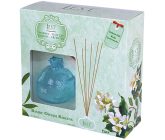 Cimen Jest Jasmín a Zelený čaj design aroma difuzér s přírodními ratanovými tyčinkami pro postupné uvolňování vůně 100 ml