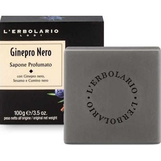 L'Erbolario Černý jalovec jemné mýdlo 100 g