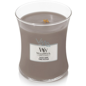 WoodWick Sacred Smoke - Mystický kouř vonná svíčka s dřevěným knotem a víčkem sklo střední 275 g WoodWick Sacred Smoke - Mystický kouř vonná svíčka s dřevěným knotem a víčkem sklo střední 275 g