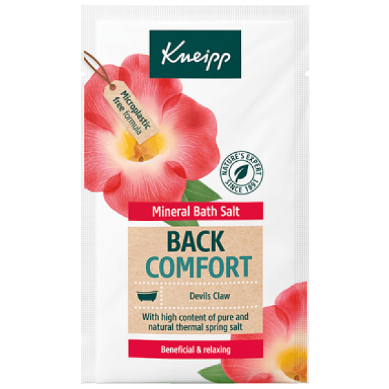 Kneipp Back Comfort sůl do koupele ulevuje od bolesti zad i za krkem 60 g
