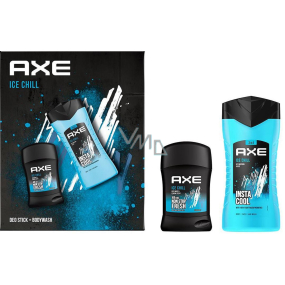Axe Ice Chill 3v1 sprchový gel 250 ml + deodorant stick 50 ml, kosmetická sada pro muže