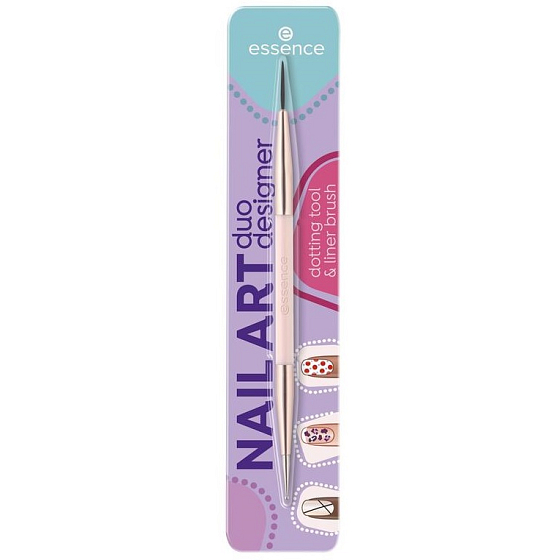 Essence Nail Art duo dwustronny aplikator do paznokci 1 szt
