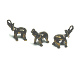 Słoń metalowy, figurka 1,5 cm, 1 sztuka