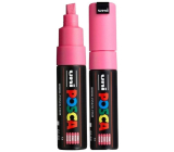 Posca Uniwersalny akrylowy marker z szerokim, zwężającym się końcówką 8 mm Różowy PC-8K