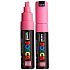 Posca Uniwersalny akrylowy marker z szerokim, zwężającym się końcówką 8 mm Różowy PC-8K