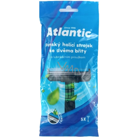 Atlantic jednorazowy maszynka do golenia z 2 ostrzami pąnskie 5 sztuk