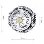 Charm Srebrny 925 Znak zodiaku, cyrkonia Szczęścia, koralik na bransoletkę