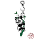 Zawieszka ze srebra 925 Panda na bransoletkę, charms do bransoletki