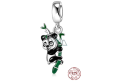 Zawieszka ze srebra 925 Panda na bransoletkę, charms do bransoletki