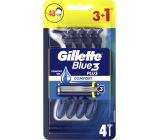 Gillette Blue3 Plus Comfort maszynka do golenia 4 sztuki dla mężczyzn