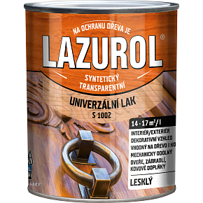 Lazurol S1002 lesk, lak na kov i drewno, bezbarwny, 750 ml