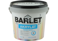 BARLET akrylát fasádní barva bílá báze A, 1 kg