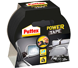 Pattex Power tape czarna taśma klejąca, 50 mm × 10 m
