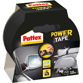 Pattex Power tape czarna taśma klejąca, 50 mm × 10 m Pattex Power tape czarna taśma klejąca, 50 mm × 10 m