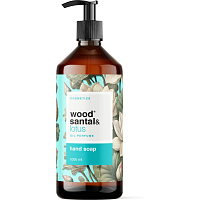 Wood Santal & Lotus mydło płynne do rąk 1 l, dozownik