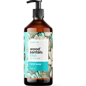 Wood Santal & Lotus płyn do mycia rąk 1 l, dozownik