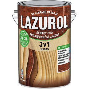 Lazurol 3w1 S1045 cienkowarstwowa lazura do drewna T022 palisander 4 l