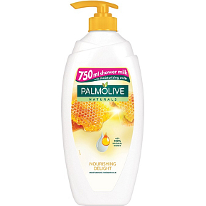 PALMOLIVE SPR.GEL NAT. MLEKO I MIEK Z PSZCZELEGO NEKTARU  750 ML