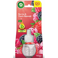 Air Wick elektrický osvěžovač náplň Leśne owoce & Kwiat brzoskwini, 19 ml