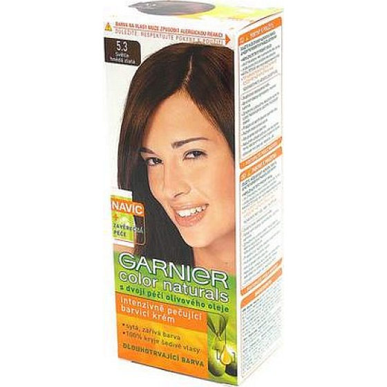 Garnier Color Naturals barva na vlasy 5,3 světlá hnědá zlatá