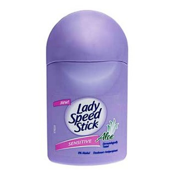 Lady Speed Stick 24/7 Aloe Sensitive kuličkový antiperspirant deodorant roll-on pro ženy 50 ml