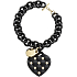 Ops! Objects Matelassé Pearl Bracelet náramek OPSBR-181 černá