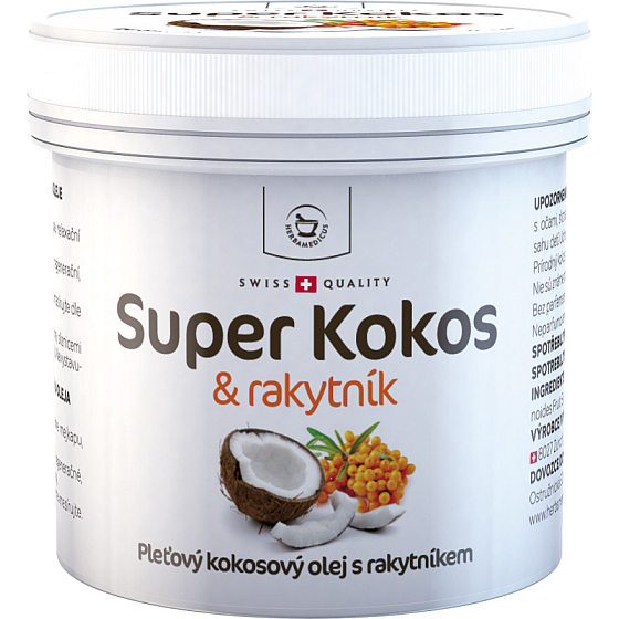Herbamedicus Super Kokos s rakytníkem pleťový olej 150 ml