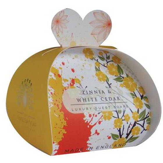 English Soap Cínie & Bílý cedr přírodní parfémované mýdlo s bambuckým máslem 3 x 20 g