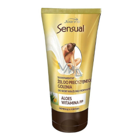 Joanna Sensual Aloe Vera transparentní gel pro přesné holení 150 g