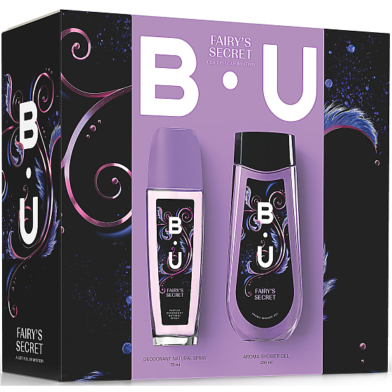 B.U. Fairy parfémovaná deodorant sklo pro ženy 75 ml + sprchový gel 250 ml, kosmetická sada