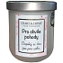 Heart & Home Świecąca świeca sojowa z napisem Pro chwile przyjemności 110 g