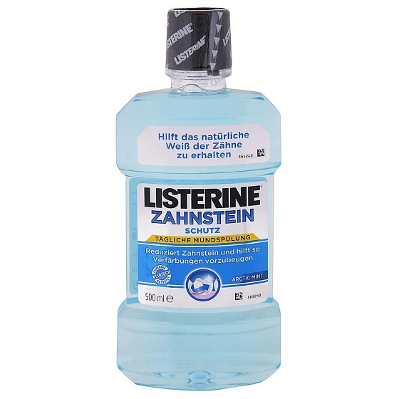 Listerine Anti-Tartar Arctic Menthol ústní voda s esenciálními oleji 600 ml
