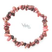 Rodonit elastyczny bransoletka z naturalnego kamienia 19 cm, wielki uzdrowiciel serc