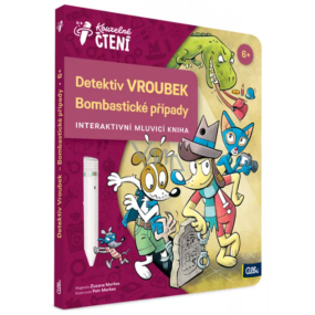 Albi Magiczne czytanie interaktywna mówiąca książka Detektyw Vroubek Bombastyczne przypadki, wiek 6+