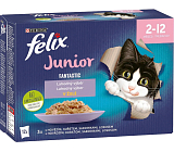 Felix Fantastic Junior kapsički dla kotów w galaretce, 12× 85 g