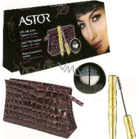 Astor Volume Diva řasenka 7 ml + Quatro oční stíny 3 g, kosmetická sada