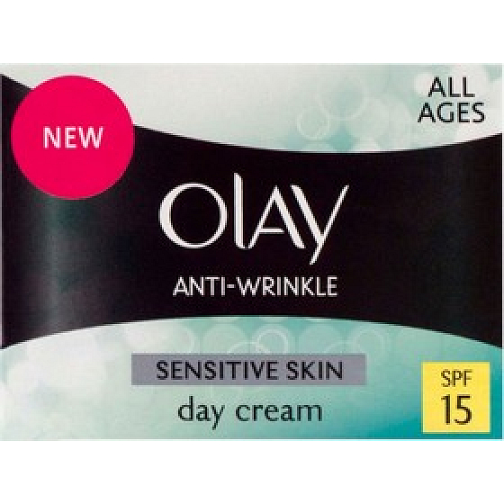 Olay Anti-Wrinkle Sensitive Skin SPF15 denní krém 50 ml