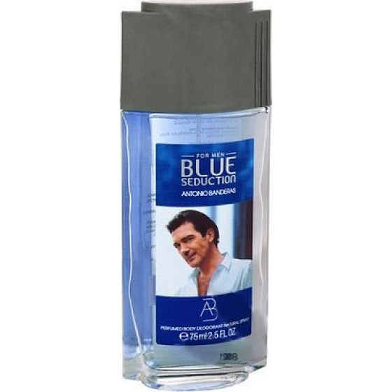 Antonio Banderas Blue Seduction Men parfémovaný deodorant sklo pro muže 75 ml Tester