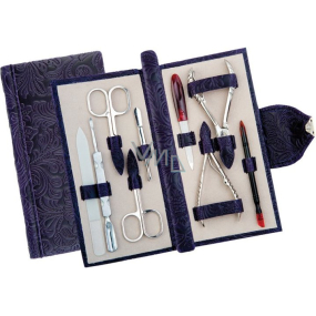 Dup Manikúra Violet koženková 9 dílná vzor 4-0308/5161