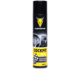 Coyote Cockpit Matowy efekt antystatyczny, czyści i pielęgnuje plastik, skórę, gumę, drewno, skórę syntetyczną w wnętrzu pojazdu 400 ml spray