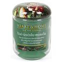 Heart & Home Vůně vánočního stromečku Sojová vonná svíčka velká hoří až 70 hodin 310 g